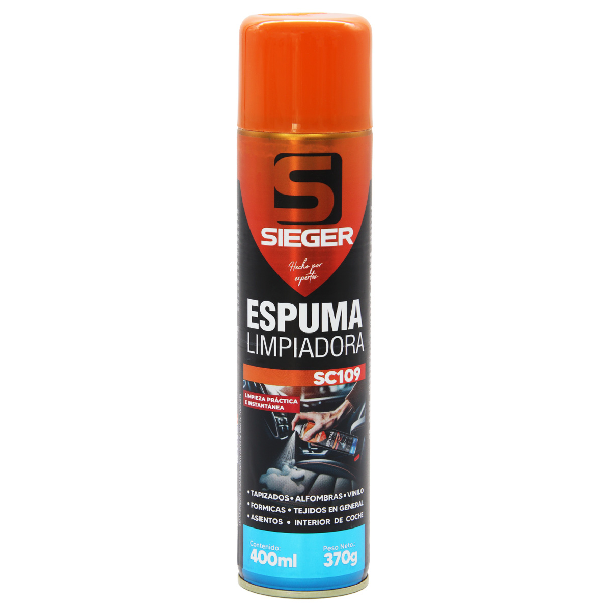 ESPUMA LIMPIADORA 400ML/370G-SC109