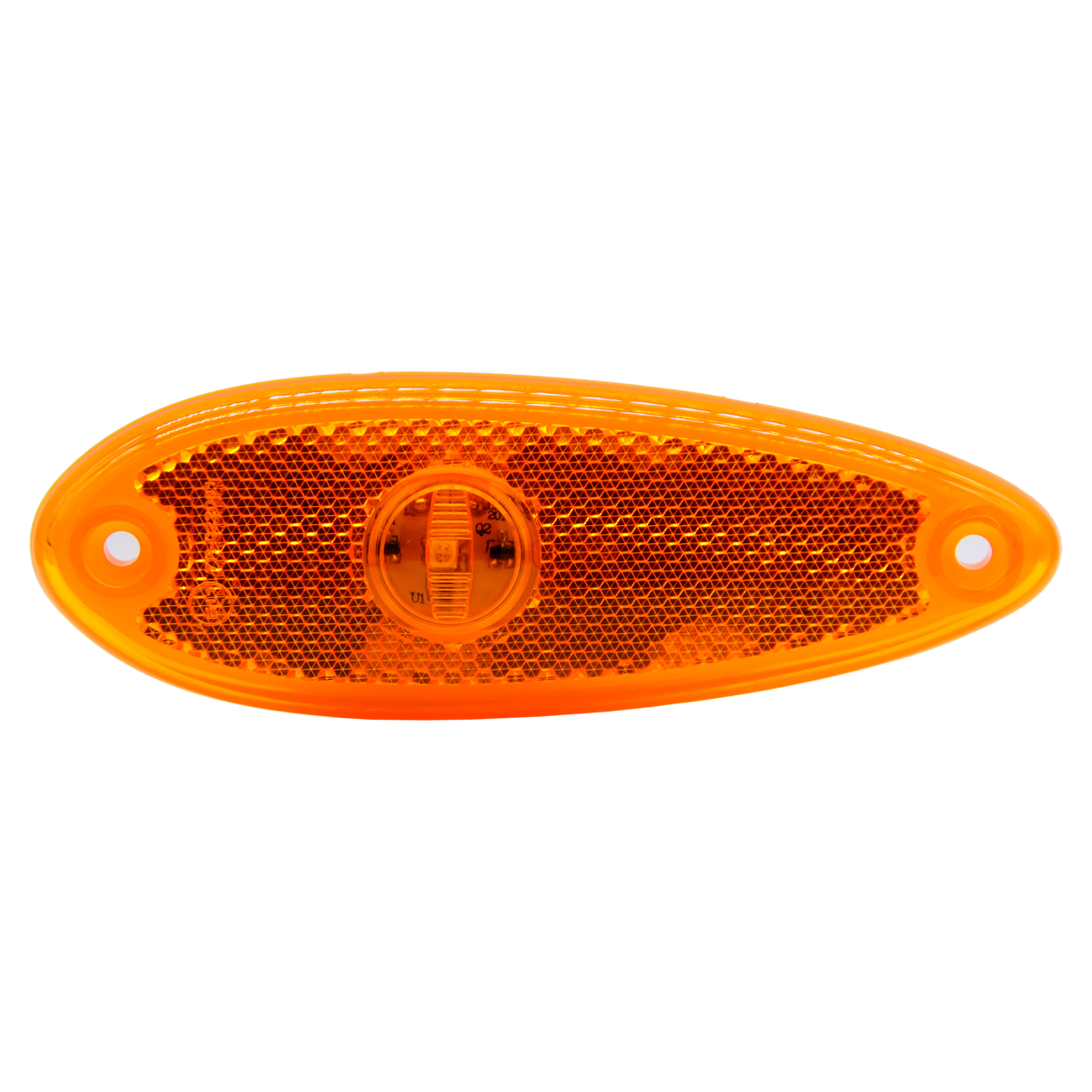 FAROL LATERAL OVAL AMBAR LED 12-24V 10W