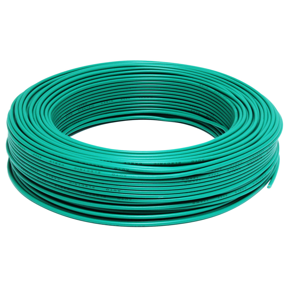 CABLE ELECTRICO N12 VERDE 100M