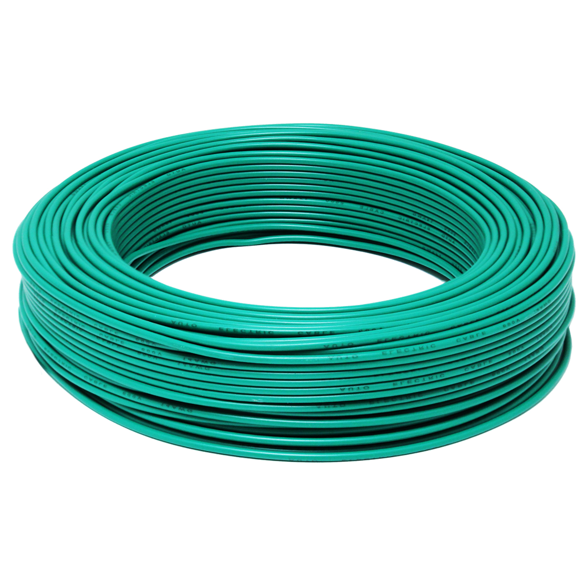 CABLE ELECTRICO N14 VERDE 100M